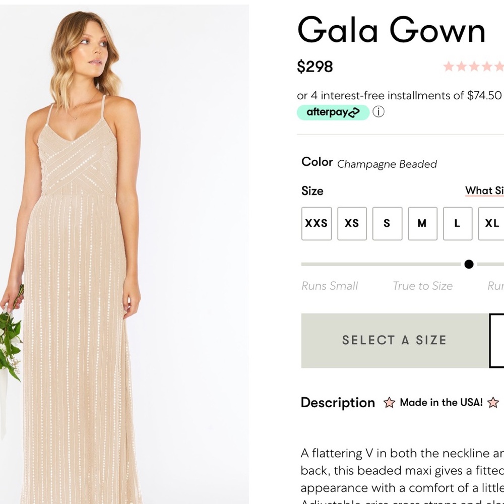 Show me Your Mumu Gala Gown